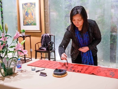 藝術(shù)文化交流活動(dòng) 郭衛(wèi)華女士一行上海東方文化傳播中心之行